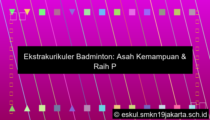 Eskul Badminton