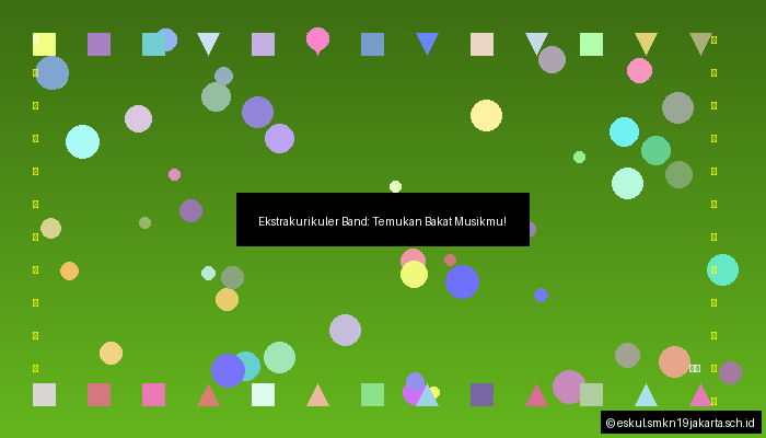 Ekstrakurikuler Band: Temukan Bakat Musikmu!